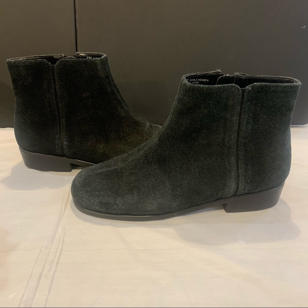 Aerosoles black suede booties ankle boots